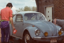 De auto van de familie Waeytens, Balegem, 1960 De auto van de familie Waeytens, Balegem, 1960
