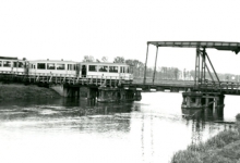 Tram van de lijn Gent-Geraardsbergen, Zwijnaarde, 1950. 