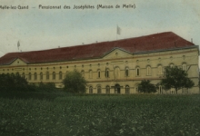 Hoofdgebouw van het College te Melle in 1910