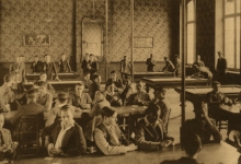 Speelzaal van de hogere afdeling in het college van Melle in 1936