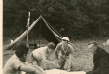 Chiro melle, routeplanning, Frahan, Ardennen, 1962