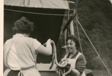 Chiro Melle, worsten draaien, Frahan, Ardennen, 1962