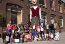 Klasfoto derde leerjaar Landelijke Steinerschool, Munte, 2014