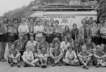 Groepsfoto chiro Melle, Lourdes, 1975 Groepsfoto chiro Melle, Lourdes, 1975