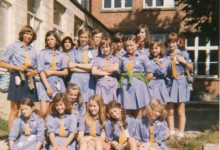 Tippers chiro Geertrui op dagtocht, Sugny, 1973 