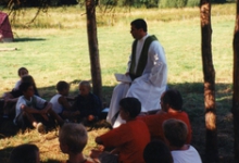 Misviering op kamp, Opont, 1999. Misviering op kamp, Opont, 1999.