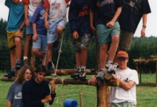Groepsfoto, Opont, 1999. Groepsfoto, Opont, 1999.