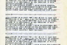 Flyer 'Lees-in' chiro Scheldering, Melle, 1973