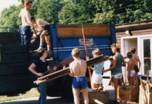 Inladen voor de voorwacht chiro Melle, 1984