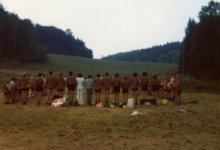 Afscheid van een leeg kampterrein, Guisch, 1976 Afscheid van een leeg kampterrein, Guisch, 1976