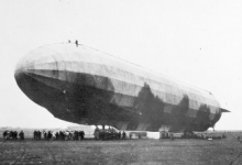 LZ 35 net voor het opstijgen, 1915