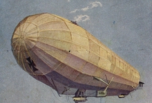 Luchtgevecht tussen zeppelin en vliegtuigen, 1916