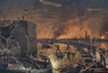 Verovering van Antwerpen door generaal Von Beseler, 1914
