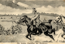Zeppelins bij Maubeuge, 1915