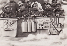 Humoristische postkaart met Duitse soldaten