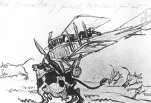 Tekening van Adolf Genth, 1917