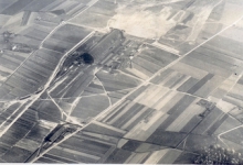 Luchtfoto van het vliegveld van Gontrode, 1917 Luchtfoto van het vliegveld van Gontrode, 1917