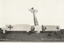Verkeerd gelande Gotha, Gontrode, 1917 Verkeerd gelande Gotha, Gontrode, 1917