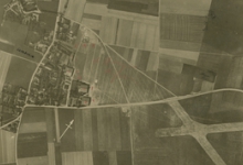 Zicht op de site van het voormalig vliegveld van Gontrode, 1917. Zicht op de site van het voormalig vliegveld van Gontrode, 1917.