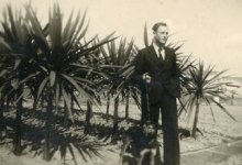 André Pieters aan de draecena's, Melle, 1943-1944