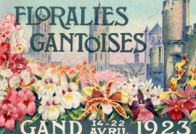 Prentkaart Genste Floraliën, Gent, 1923