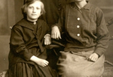 Hongaarse vluchteling Gisèle bij de familie Pycke, Bavegem, 1922-1923