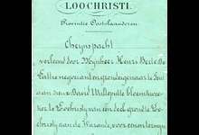 Cheyns pacht aan familie Wulteputte, Lochristi, 1877