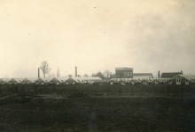 Zicht op bloemisterij Adriaenssens, Lochristi, 1900-1930