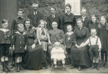 Familie Van Hecke-Wulteputte, Lochristi, 1919