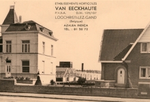 Bloemisterij Van Eeckhaute, Lochristi, jaren 1960
