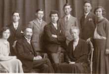 Familie Van Hecke - Van Peteghem, Zaffelare, 1930

