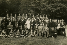 Harmonie Heusden op huwelijk Robert Stas de Richelle en Solange Kervyn d'Oud Mooreghem, Heusden, 1932
