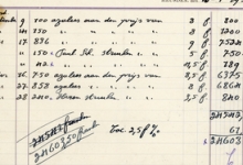 Factuur bloemisterij Gustaaf Roggeman, Destelbergen, 1937
