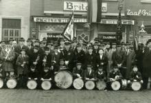 Harmonie Heusden tijdens Sint-Ceciliafeesten, 1960

