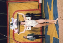 Circusact met duiven