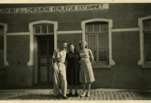 Café "In 't oud vliegplein" bij Aimé Ghequiere, 1947
