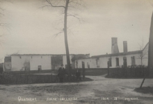Uitgebrande hoeve, Kwatrecht, Melle 1914-1915