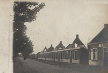Uitgebrande huizen, Melle, 1914
