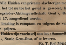 Kennisgeving, 1915 Kennisgeving, 1915