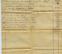 Factuur van geleverd werk, Vlierzele, z.d.