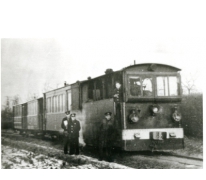 Tram van de lijn Wetteren-Zottegem, Oordegem, 1e helft 20e eeuw.