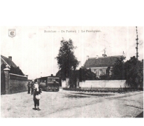 Pastorij met stoomtram, Merelbeke