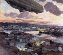Zeppelin boven Lüttich