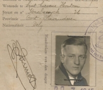 Rijbewijs Charles Ponnet, Sint-Lievens-Houtem, 1945