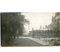 Zicht op bloemisterij Van Hecke, Zaffelare, 1910-1920
