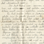 Brief geschreven voor terugkomst Gustaaf Van Bever, Sint-Lievens-Houtem, 1945