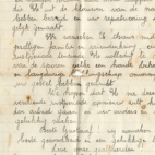 Brief geschreven voor terugkomst Gustaaf Van Bever, Sint-Lievens-Houtem, 1945