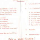 Kerstprogramma Sofacq, Merelbeke, 1957