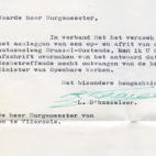 Dossier inzake de E40, Vlierzele, 1943-1962