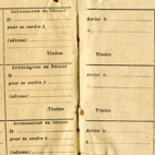 Tijdelijke identiteitskaart, Boussois, 1922